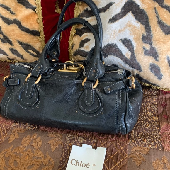 Authentic Chloe black leather bag - Picture 13 of 16